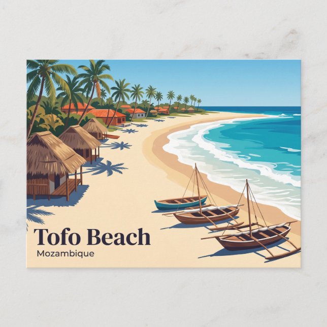 Tofo Beach Mozambique Postcard (Front)
