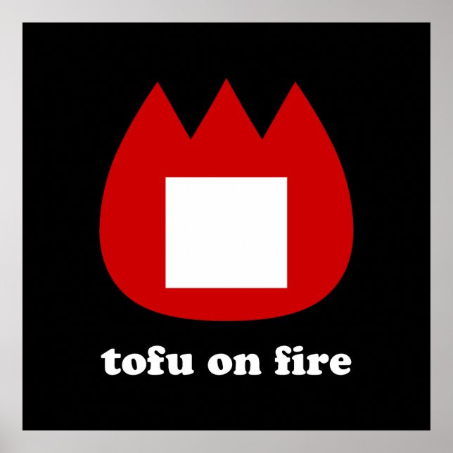 📛 tofu on fire poster (Front)