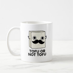 Tofu Or Not Tofu Funny Shakespeare Food Pun  Coffee Mug