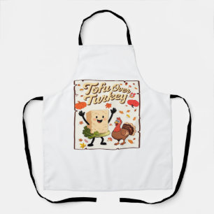 Tofu Over Turkey Classic T-Shirt Apron