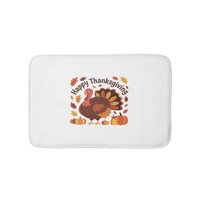 Tofu Over Turkey Classic T-Shirt Bath Mat (Front)