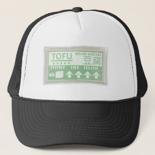 Tofu Pop art food packaging Trucker Hat
