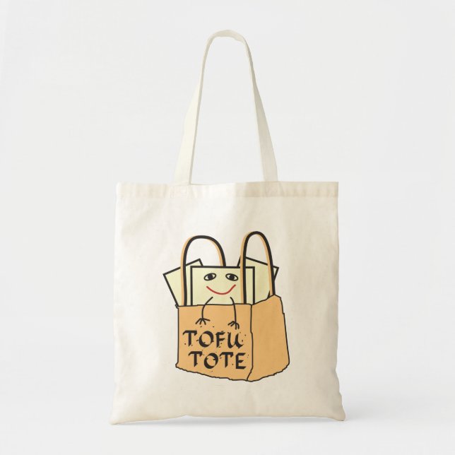 TOFU TOTE for Vegetarians and Vegans Bag (Front)
