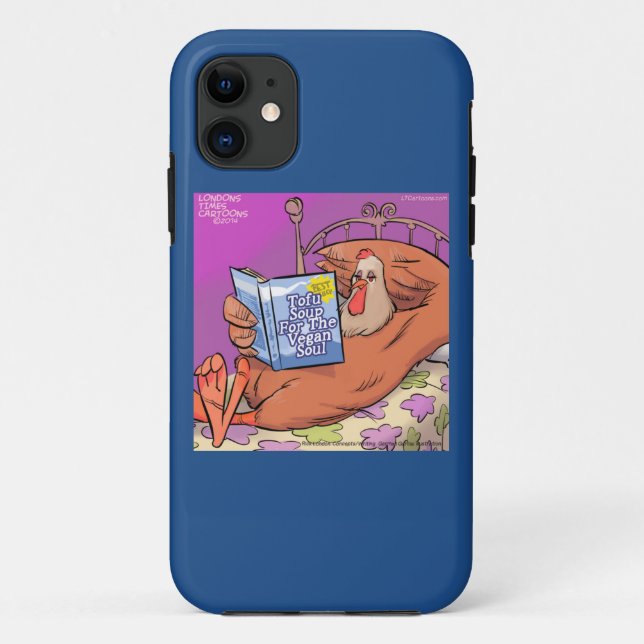 Tofu Vegan Soul Funny Case-Mate iPhone Case (Back)