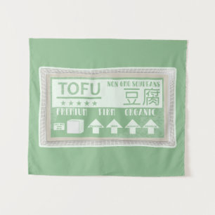 Tofu Vegan Vegetarian food Tapestry