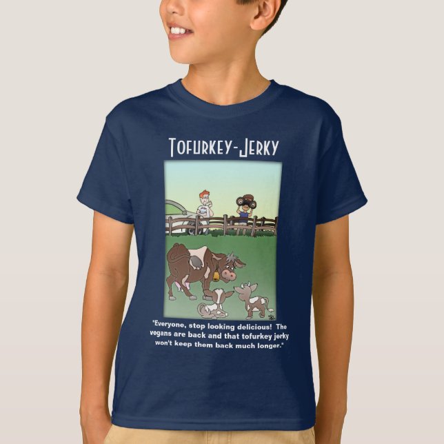 Tofurkey Jerky Deep Boy's T-Shirt (Front)