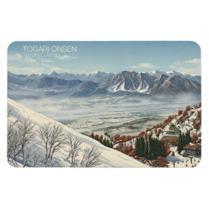 Togari Onsen 戸狩温泉 Nagano 長野 - Fridge Magnet