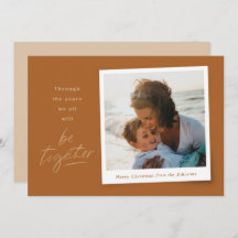 Together 2021 Neutral Photo Christmas Card