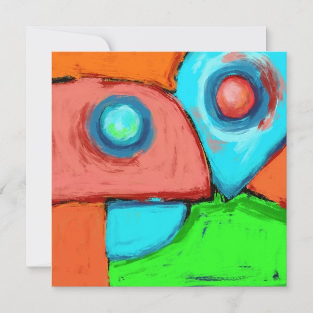 Together, a digital abstract original painting (Front)