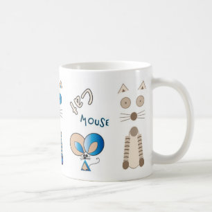 "Together Again" Cat & Mouse Mug
