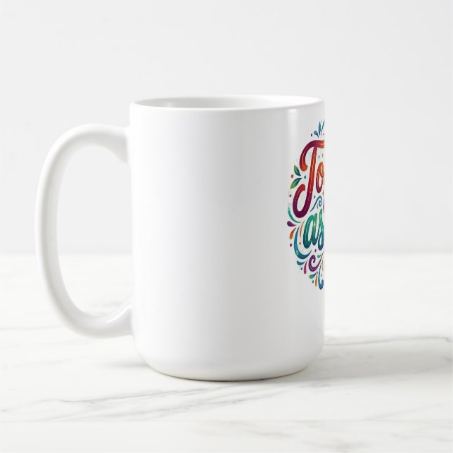 Together as One T-Shirt – Unity & Connection Graph Coffee Mug (Left)