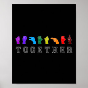 Together ASL Sign Language Handsigns LGBT Awarenes