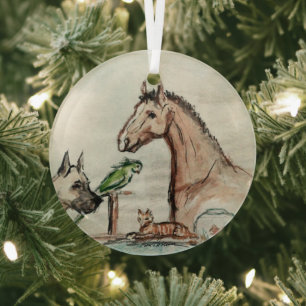 Together by Hevener Glass Tree Decoration