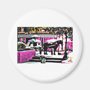 Together Cocoa Village jGibney The MUSEUM Zazzle Magnet