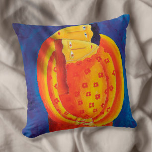 Together Contemporary Art Acrylic Painting Cushion