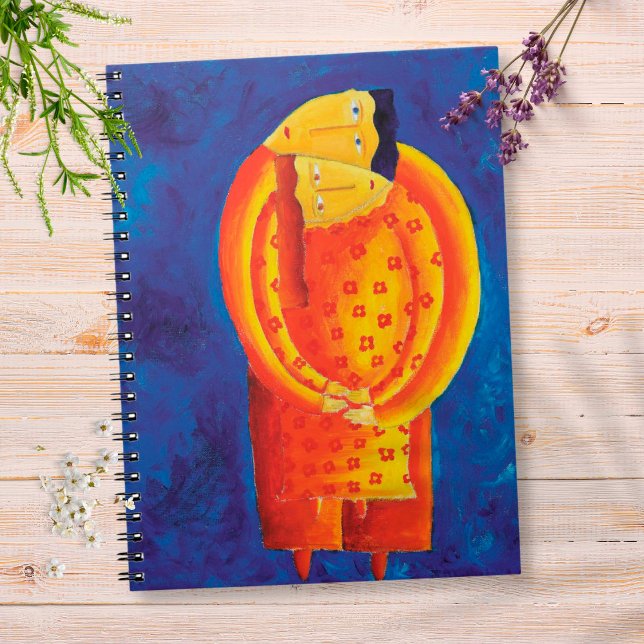 Together Contemporary Art Acrylic Painting Notebook (Creator Uploaded)