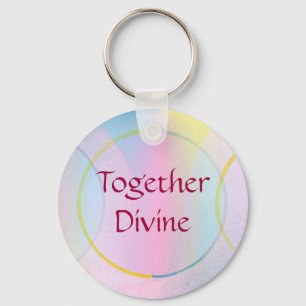 Together Divine Positive Affirmation Key Ring