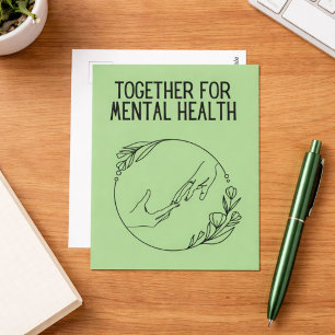 Together For Mental Health Postcard