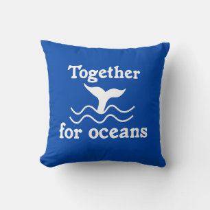 Together for oceans  cushion