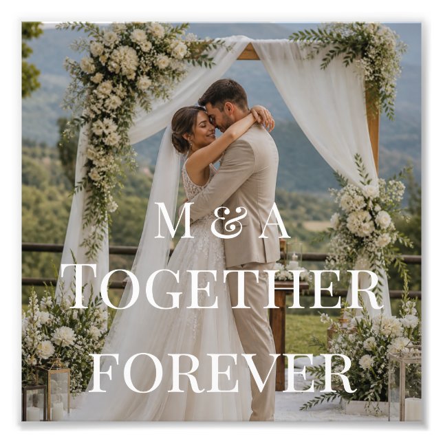Together Forever – Custom Design Photo Print (Front)