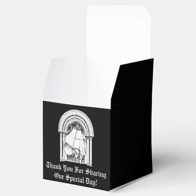 Together Forever Ghost Wedding Favour Box (Opened)