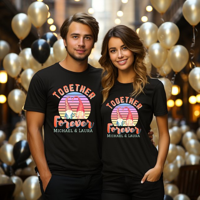 Together Forever Gnome Couple T-Shirt (Creator Uploaded)