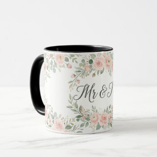 Together Forever Gold Botanical Wedding Mug | Luxu