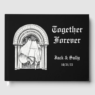 Together Forever Gothic Wedding Guest Book