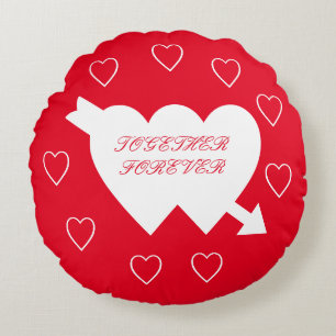 Together Forever Heart Pillow