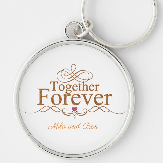 Together forever key ring (Front)