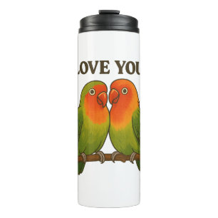 Together Forever Lovebirds Thermal Tumbler