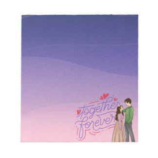 "Together Forever" Notepad Cover