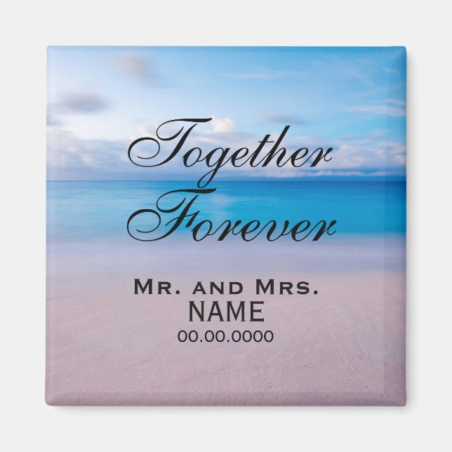 Together Forever Personalized Magnet (Front)