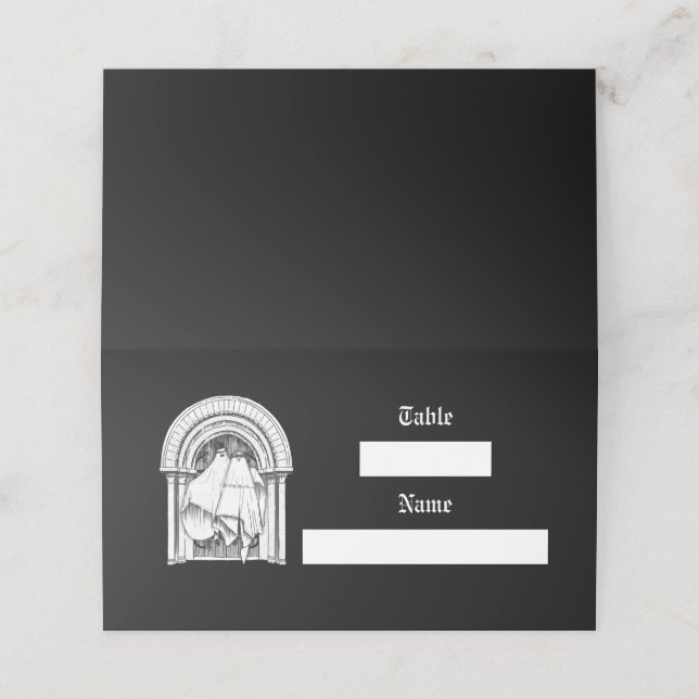 Together Forever  Place Card (Outside Unfolded)