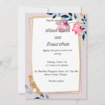 Together forever wedding invitation