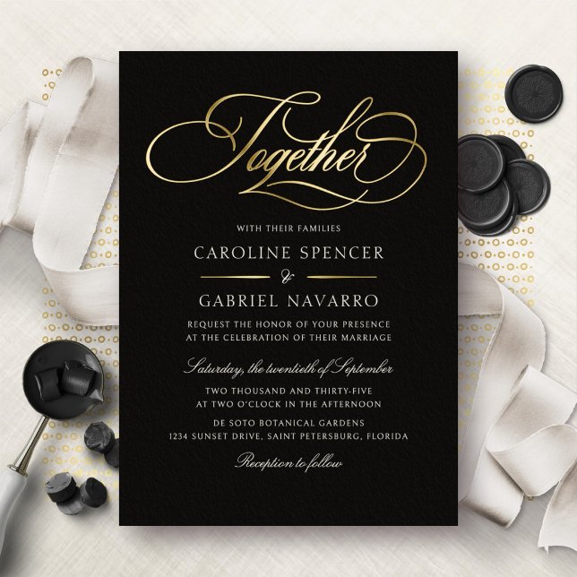 Together Formal Elegant Calligraphy Wedding (Creator Uploaded)