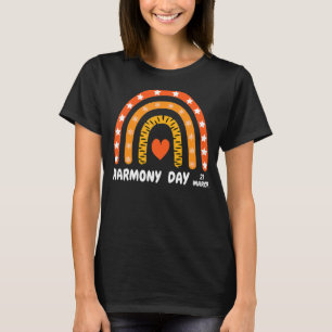 Together Harmony Day March 21 Rainbow Orange Kids T-Shirt
