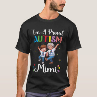 Together I'm A Proud Autism Mimi Accept Love Suppo T-Shirt