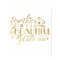 Together is a Beautiful Place to Be | Gold Print
