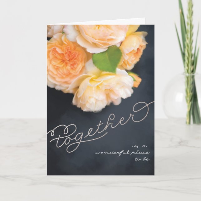 Together is a wonderful place to be card (Front)
