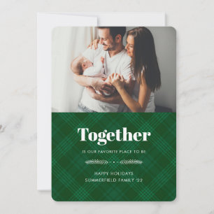 Together is Our Favourite Photo Family Christmas Holiday Card