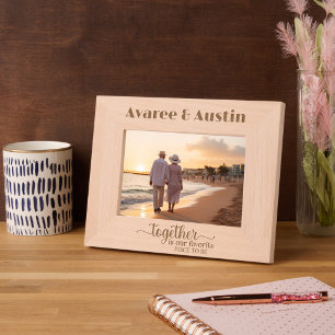 Together Is Our Favourite Place to Be 5x7 Etched Frames