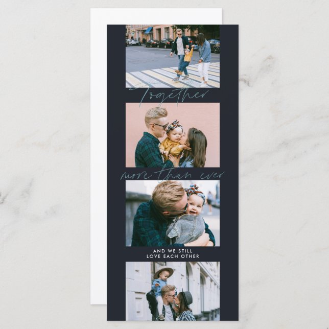 Together More Than Ever | Filmstrip Photo Collage (Front/Back)