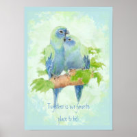 Together our favourite place to be Quote Birds
