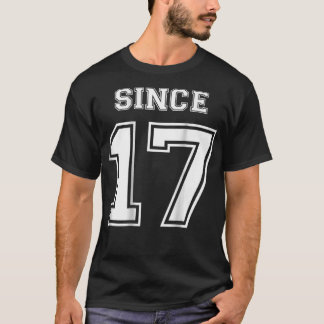 Together Since 2017 Matching Couple Anniversary T-Shirt