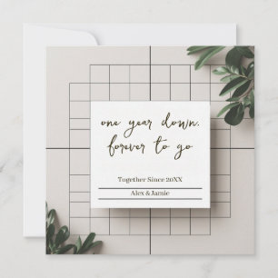 Together Since 20XX Personalized Couple Card