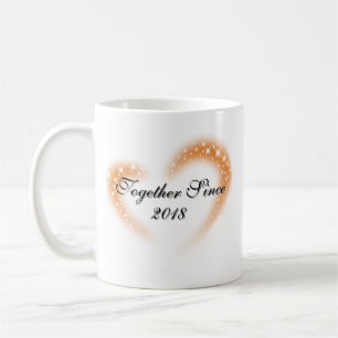 Together Since Year Personalised Couple Design Coffee Mug