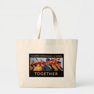 Together ~ The British Commonwealth of Nations Large Tote Bag