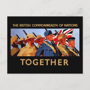 Together ~ The British Commonwealth of Nations Postcard