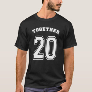 Together Twenty Years Couples Matching T-Shirt